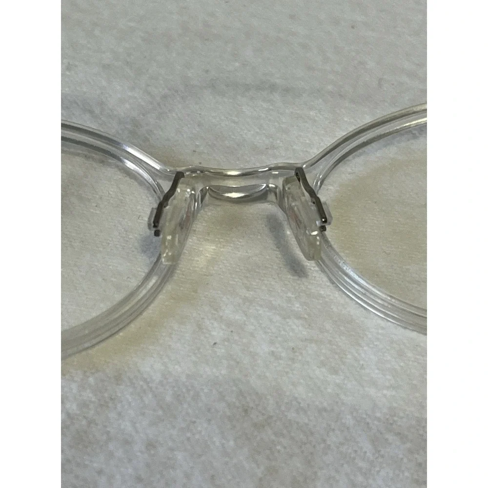 Maui Jim Unisex Round/Oval Silver Transparent Fashion Designer Eyewear MJO2414